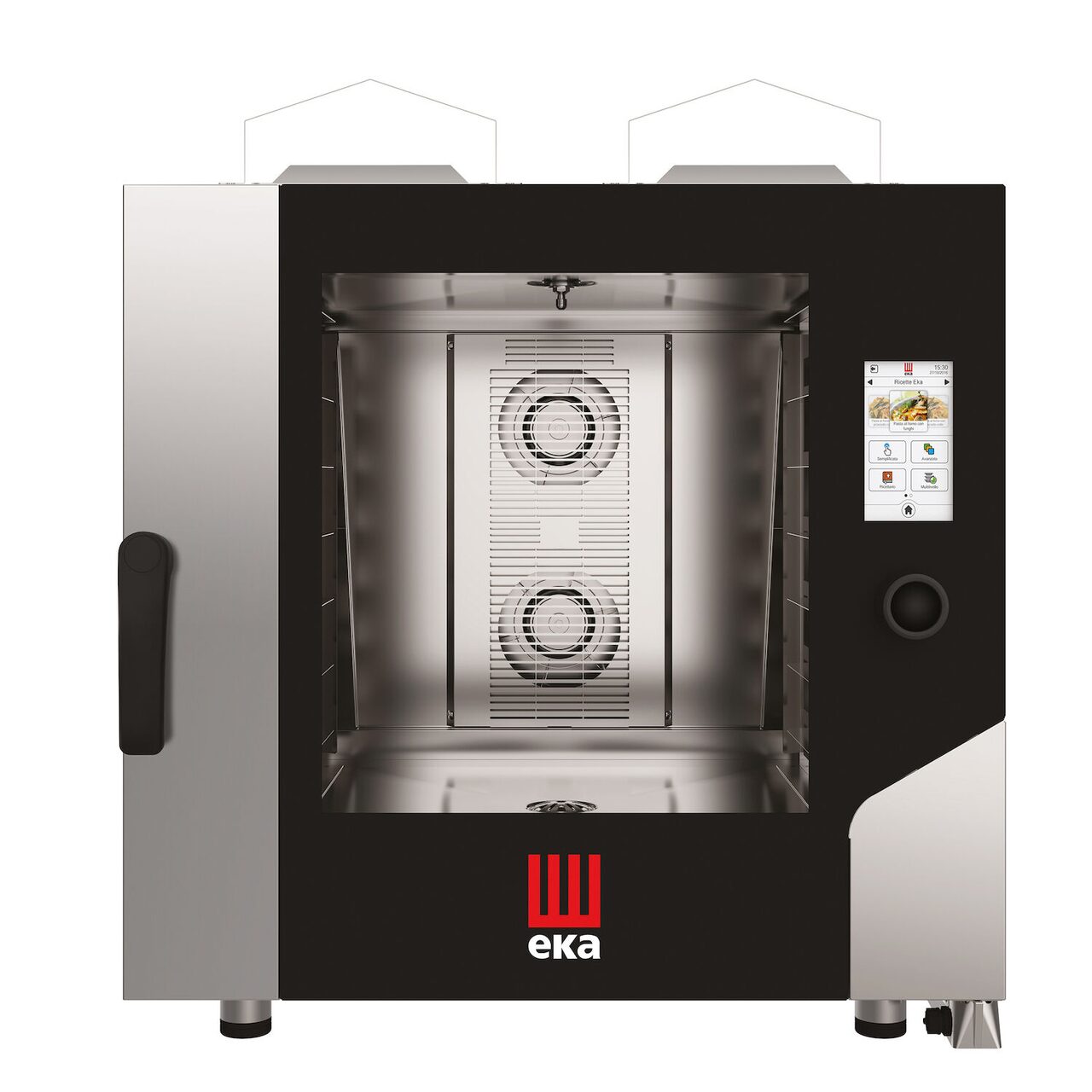 Cuptor pe gaz cu convectie cu abur Millennial Touch Screen Bakery ,6 tavi 600x400 Tecnoeka, 230V/500W, 13500kW, 850x1035x(H)950mm