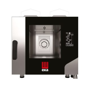 Cuptor pe gaz cu convectie cu abur Millennial Black Mask Gastro, 5× GN 1/1, Tecnoeka, 230V/300W, 9300kW, 730x849x(H)801mm