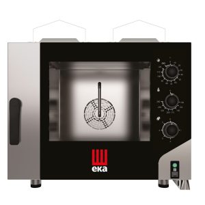Cuptor pe gaz cu abur cu convectie Millennial Smart Bakery, 4x 600x400mm Tecnoeka, 230V/300W, 9,3kW, 850x1041x(H)801mm