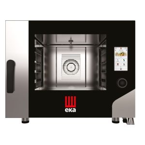 Cuptor electric cu convectie cu abur Millennial Touch Screen Bake, tavi 4 600x400 Tecnoeka, 400V/7800W, 850x1035x(H)700mm