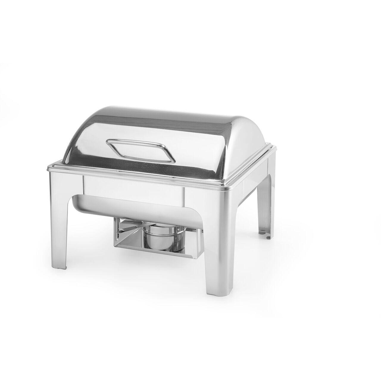 Chafing dish GN 2/3 finisaj tip oglinda, HENDI, Profi Line, 6L, 395x405x(H)320mm - imagine 4