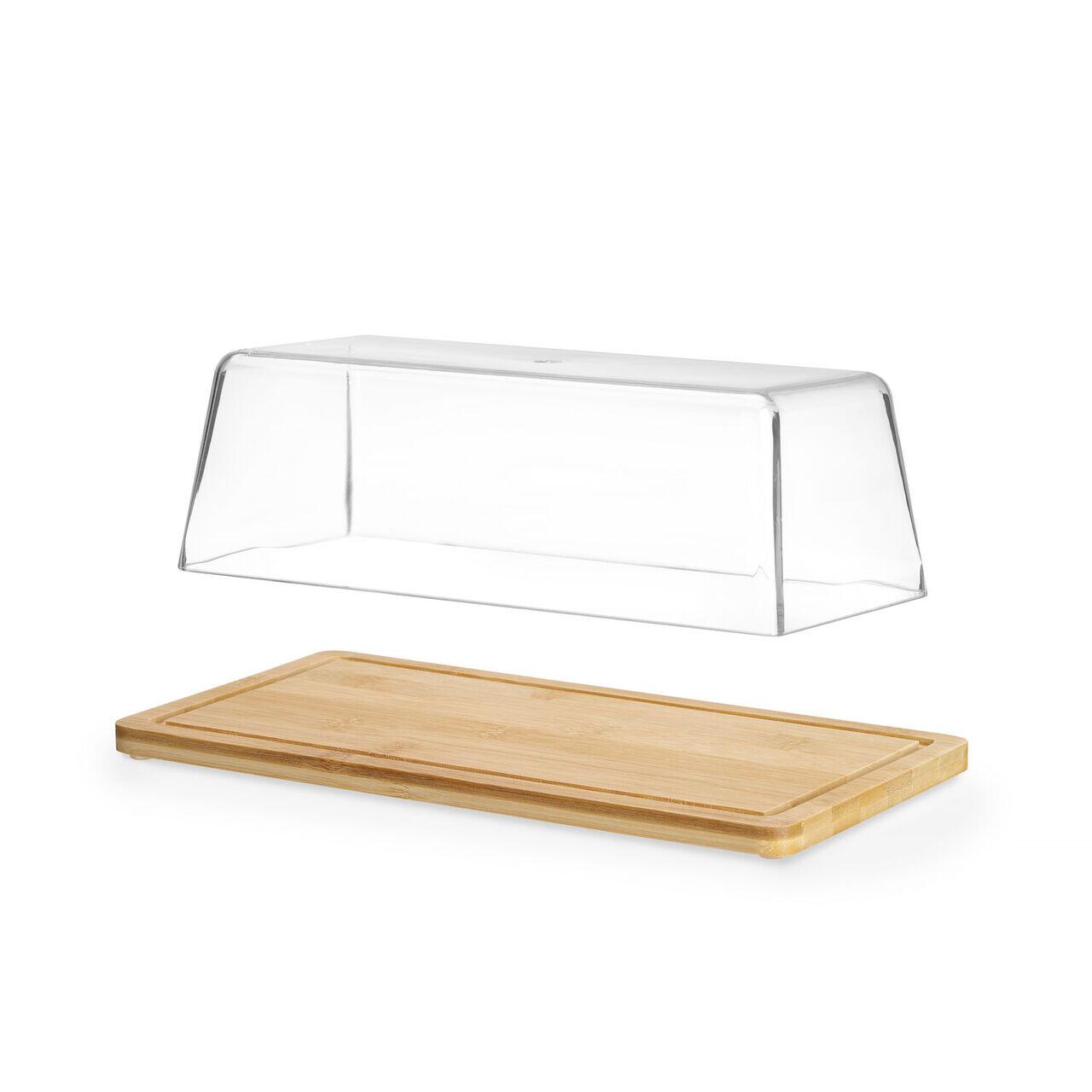 Tava din bambus cu capac, HENDI, 320x160x(H)110mm - imagine 3