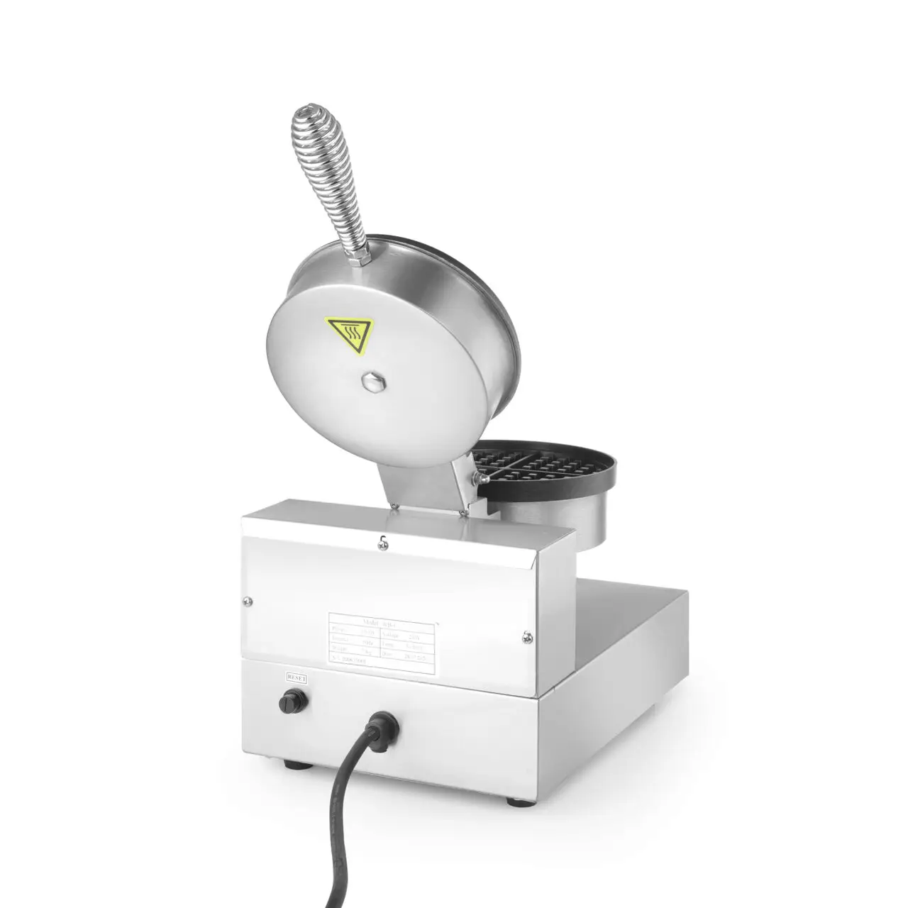 Aparat vafe/waffles rotunde Hendi, diametru 19cm, 1000w, timer, termostat reglabil, 2500x3800x(h)5900mm - imagine 3