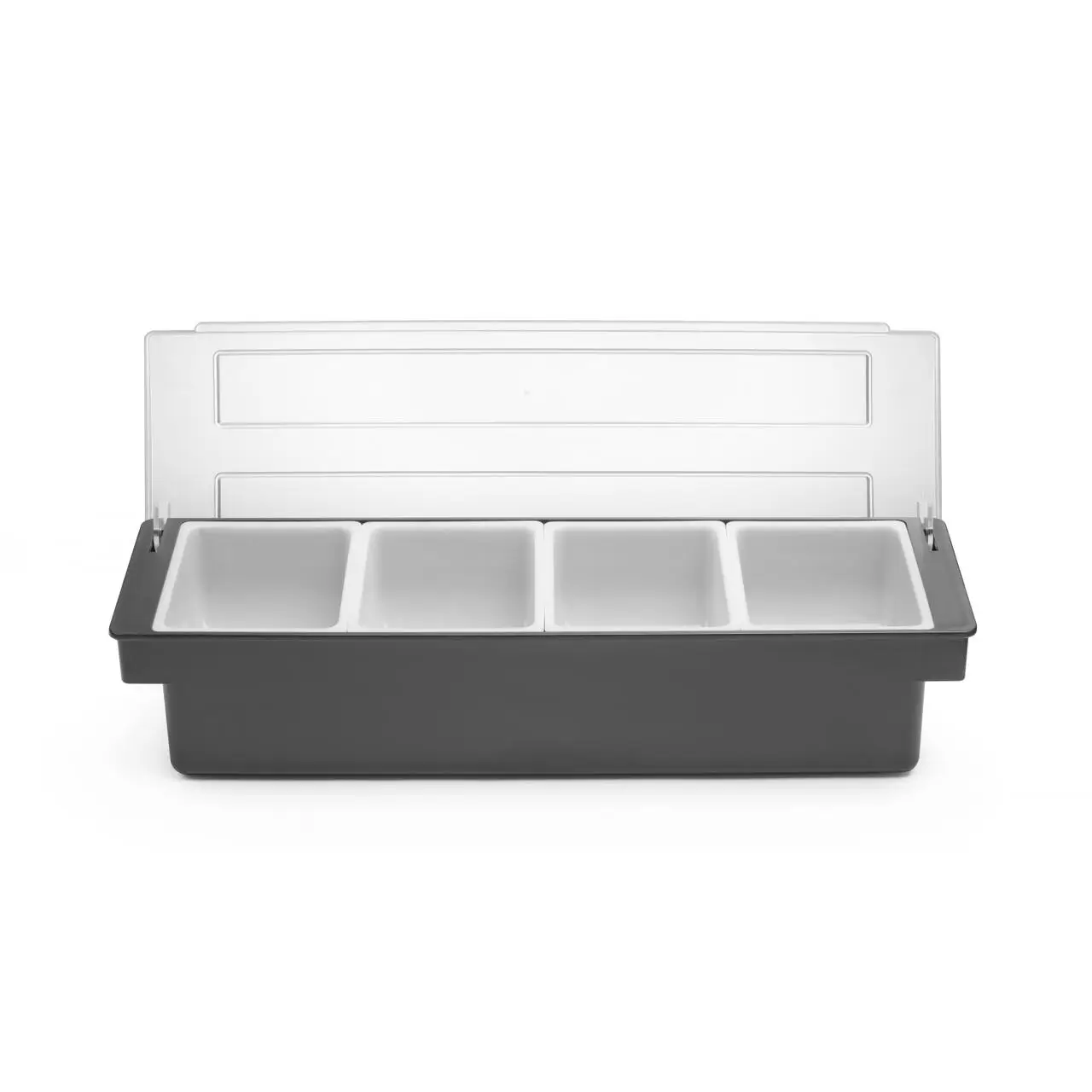 Cutie ingrediente cu 4 compartimente, Bar , 480x150x(H)100mm - imagine 2