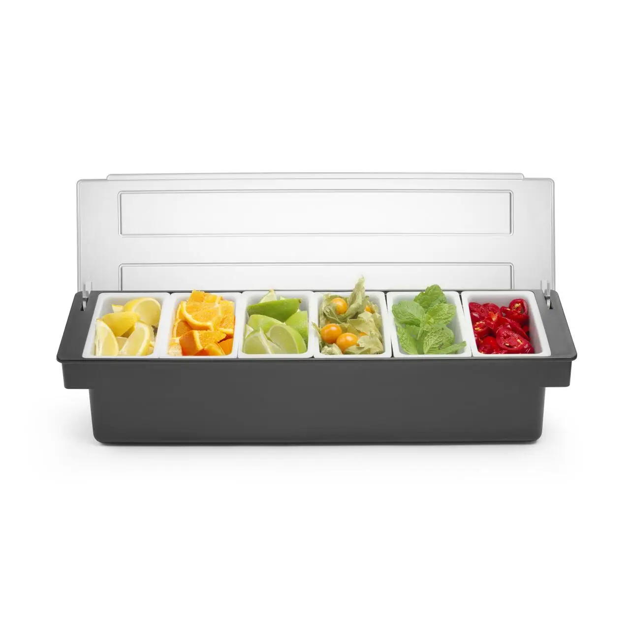 Cutie pentru ingrediente Hendi, 6 recipiente 480x150x(H)100mm - imagine 5