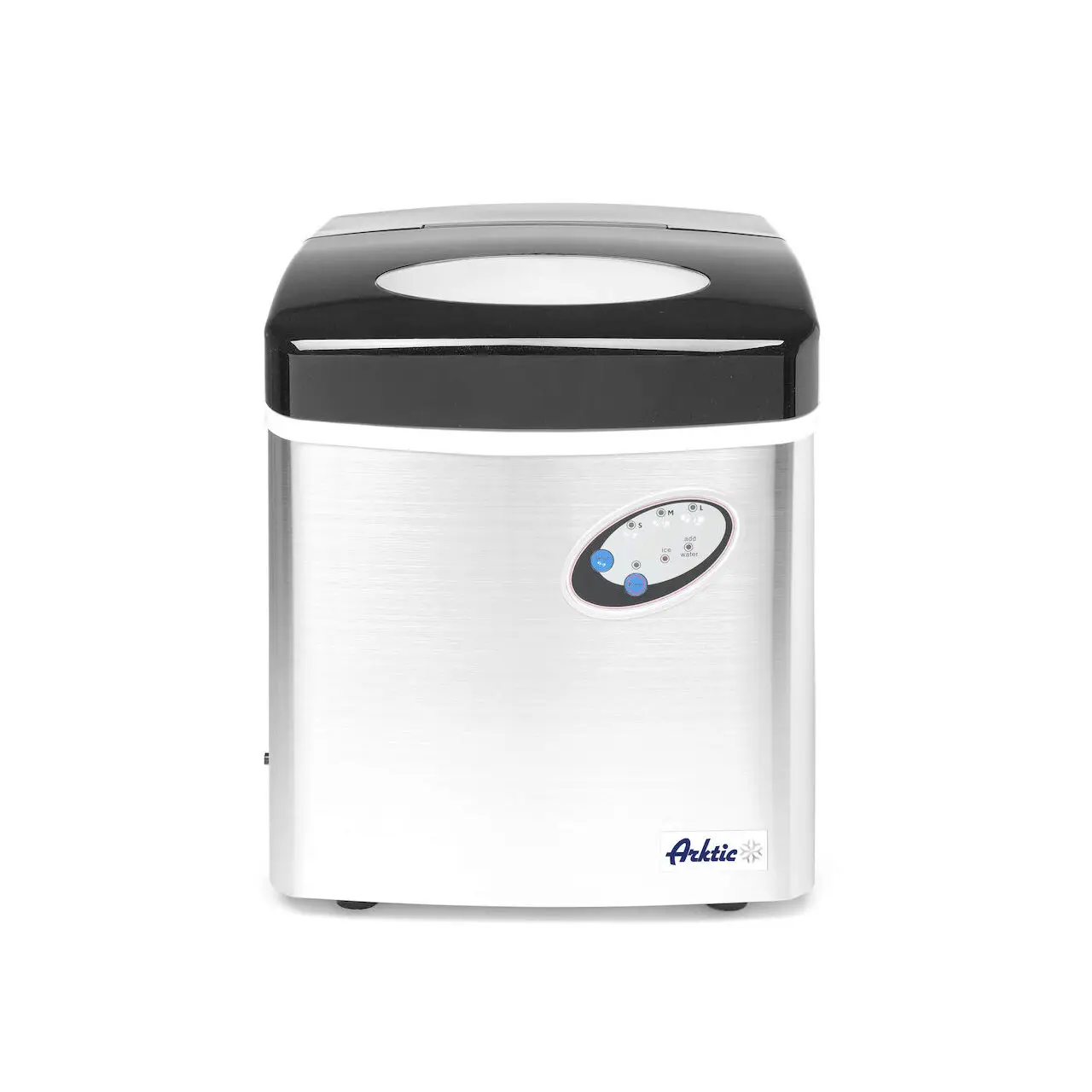 Masina profesionala pentru cuburi gheata, capacitate 15kg / 24h, stocare 4,5 kg cuburi, 160W, corp inox, Hendi Kitchen Line 15 - imagine 2