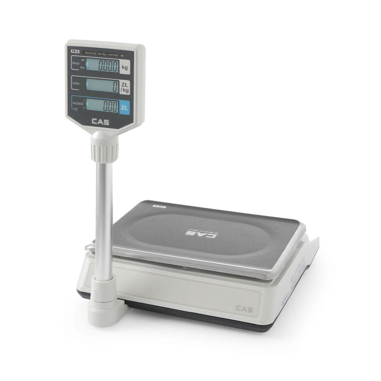 Cantar de calcul cu certificare 15Kg, cu brat, CAS, 335x435x(H)475mm - imagine 2