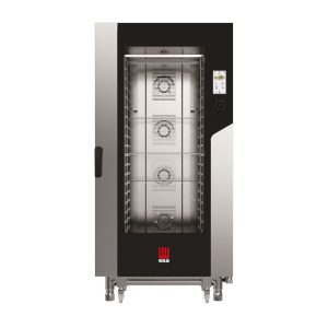 Cuptor electric cu convecție-abur Millennial Touch Screen Gastro cu sistem de curățare, 20x GN 1/1 - control electronic, EKA, 400V/31000W, 930x1035x(H)1900mm