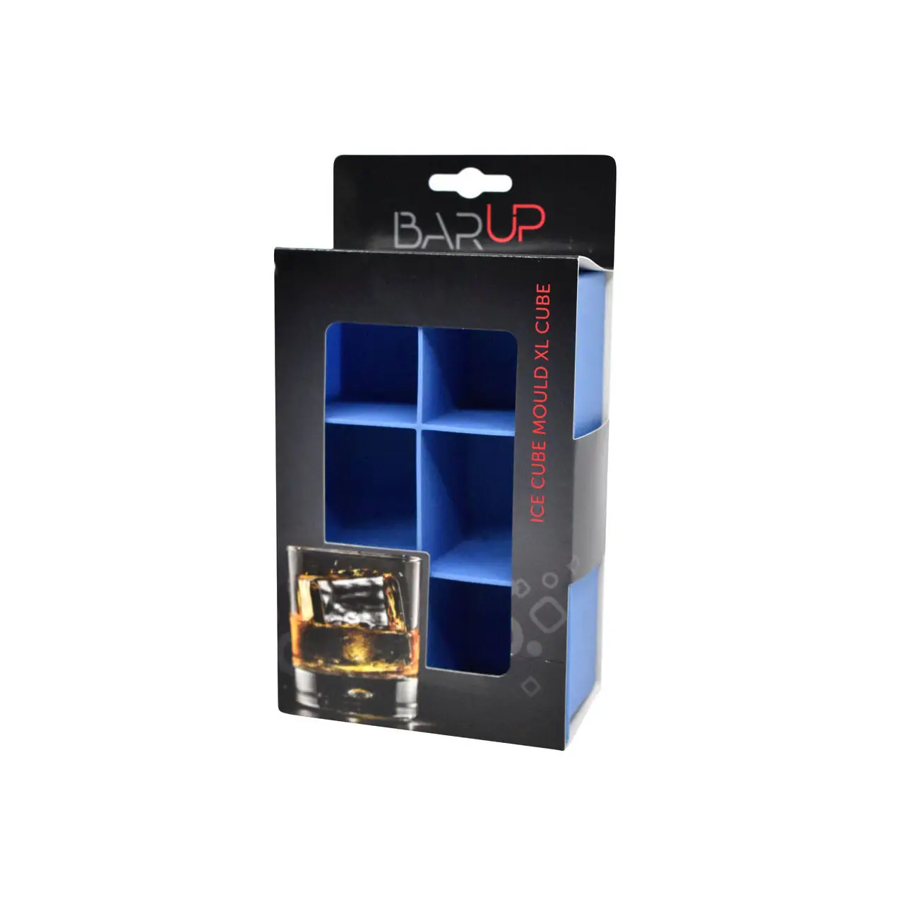 Forma din silicon durabil pentru cuburi de gheata XL, Hendi, 5x5x(H)5 cm, potrivita si pentru uz profesional - imagine 2