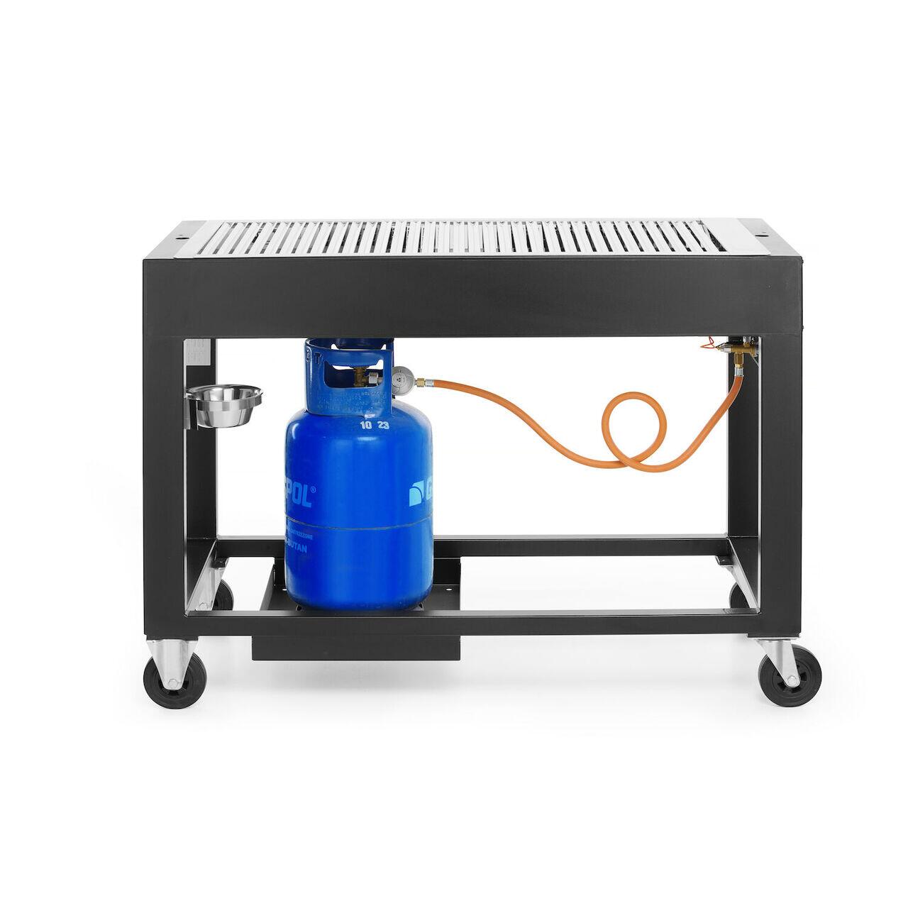 Barbecue pe gaz Tampa, HENDI, Negru, 10kW, 1260x580x(H)900mm - imagine 6