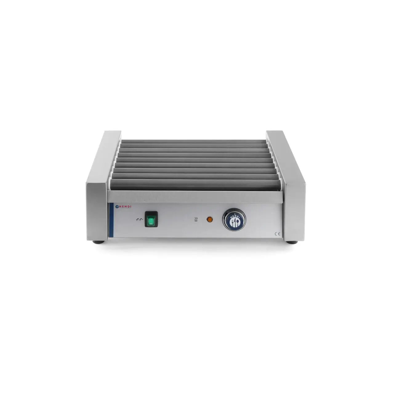Grill rola pentru carnati, 9 role latime 42 cm, , 940 W, role cu strat anti-aderent, corp inox, Hendi - imagine 5