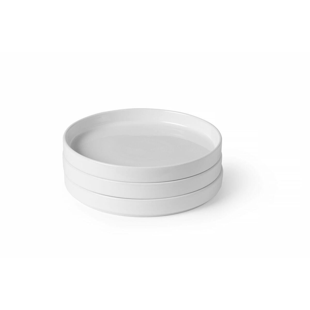 Platou cu margine înaltă Oslo, HENDI, albă, ⌀240x(H)26mm - imagine 4