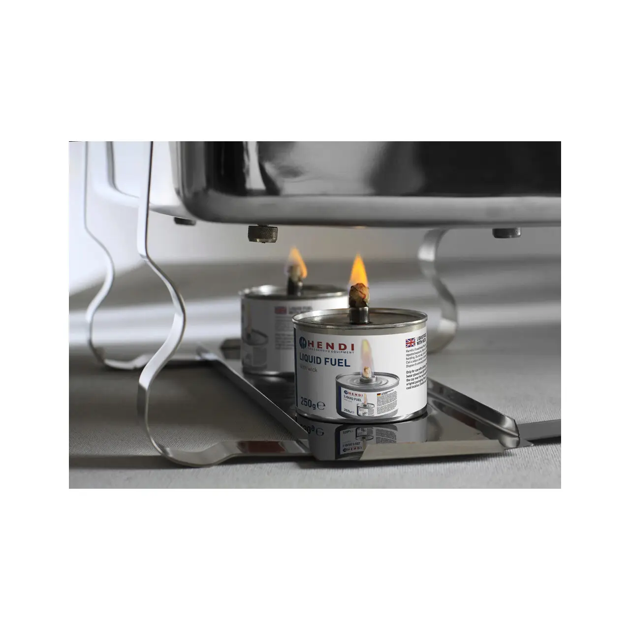 Combustibil Hendi lichid cu fitil - 6 in tava - 145 gr - imagine 2
