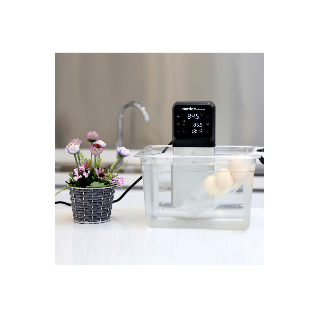 Aparat IVide Plus Junior WiFi, capacitate pana la 45L, 1500W,temp.de la 5°C la 99°C, display digital,159x121x(H)280mm - imagine 2
