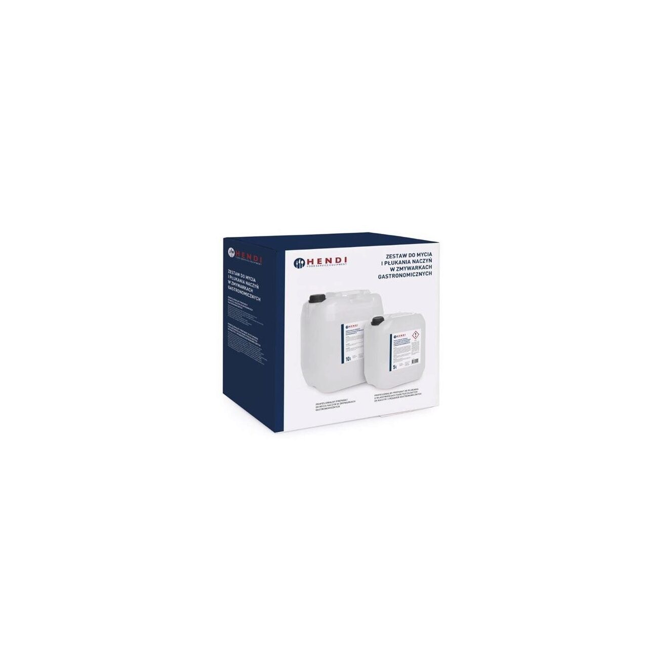 Set detergent pentru masina de spalat vase, Hendi, detergent spalare 10 litri, solutie clatire 5 litri - imagine 3