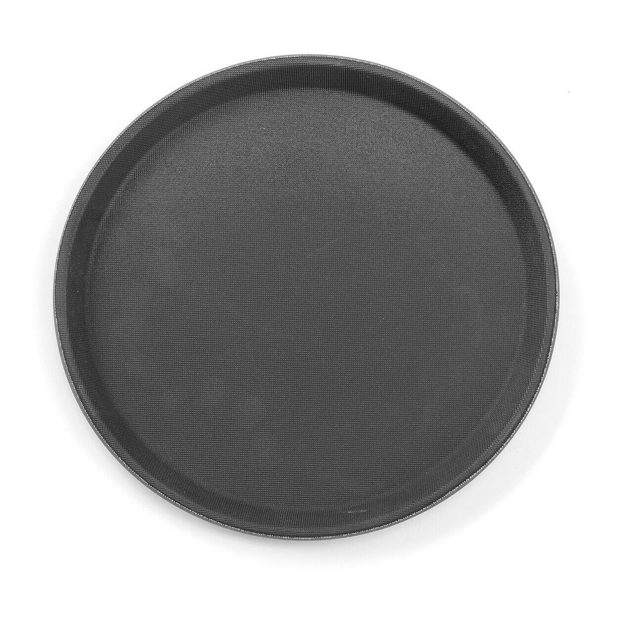 Tava servire rotunda 41cm, polipropilena cu suprafata cauciuc anti-alunecare, Hendi - imagine 2