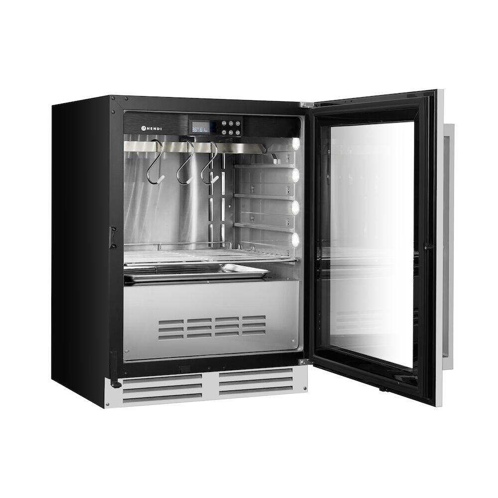 Vitrina maturat carne sub blat, HENDI, 98L, 220-240V/170W, 595x620x(H)830mm - imagine 6