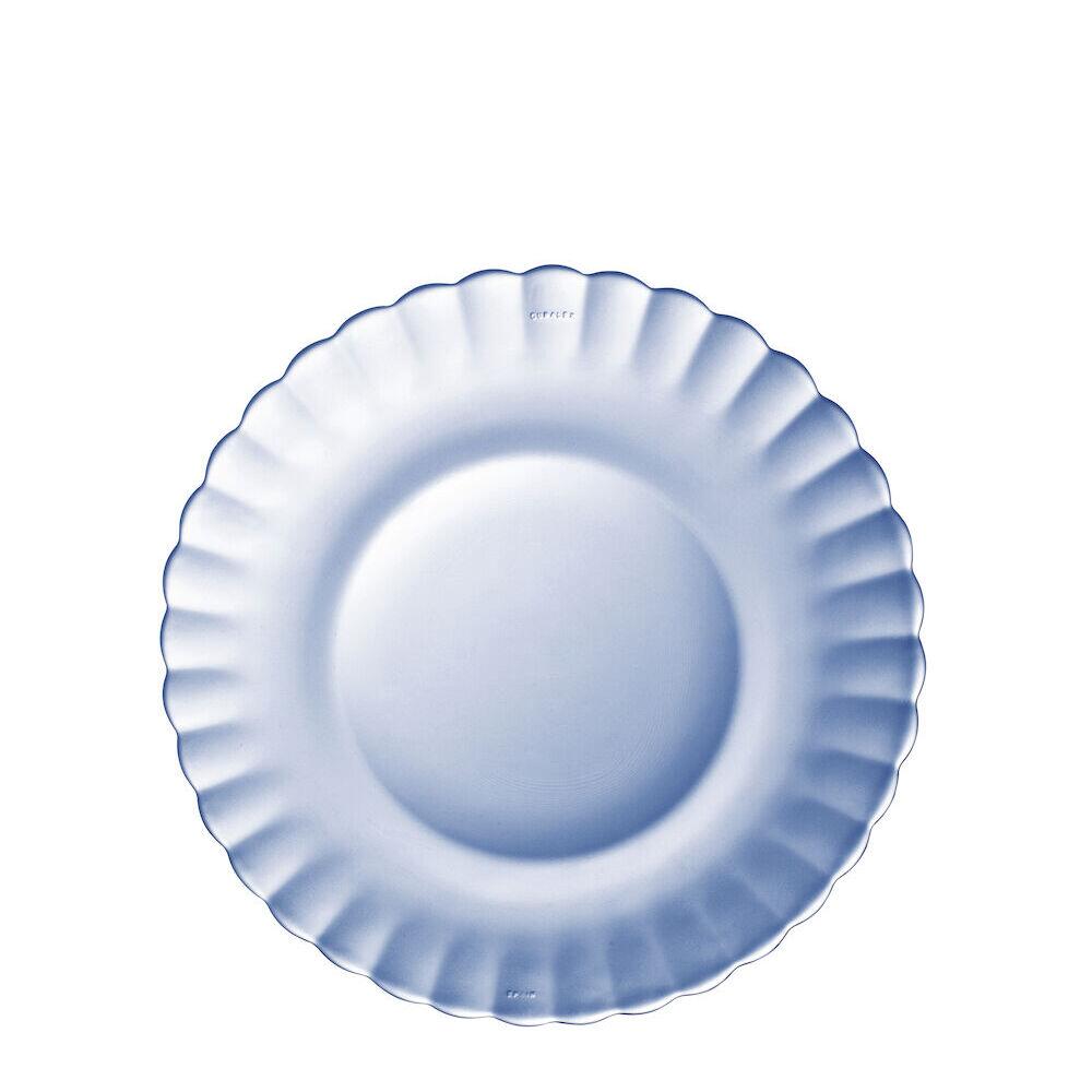 Farfurie plata Picardie Marine ,din sticla, Duralex, set 1 buc. ø230x(H)20mm - imagine 2