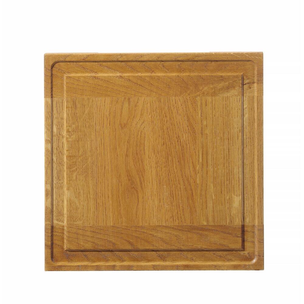 Platou de servire din stejar, HENDI, 270x270x(H)20mm - imagine 3