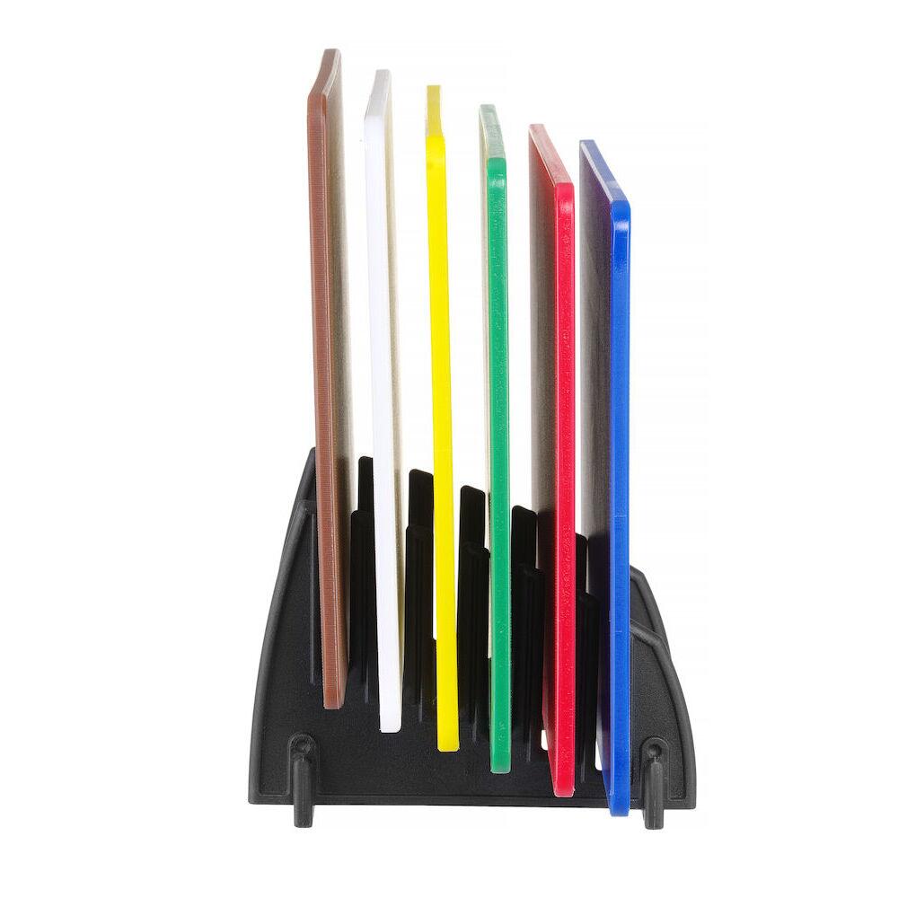 Set 6 placi de taiat HACCP cu suport, HENDI, 6 buc., 450x300x(H)10mm - imagine 6
