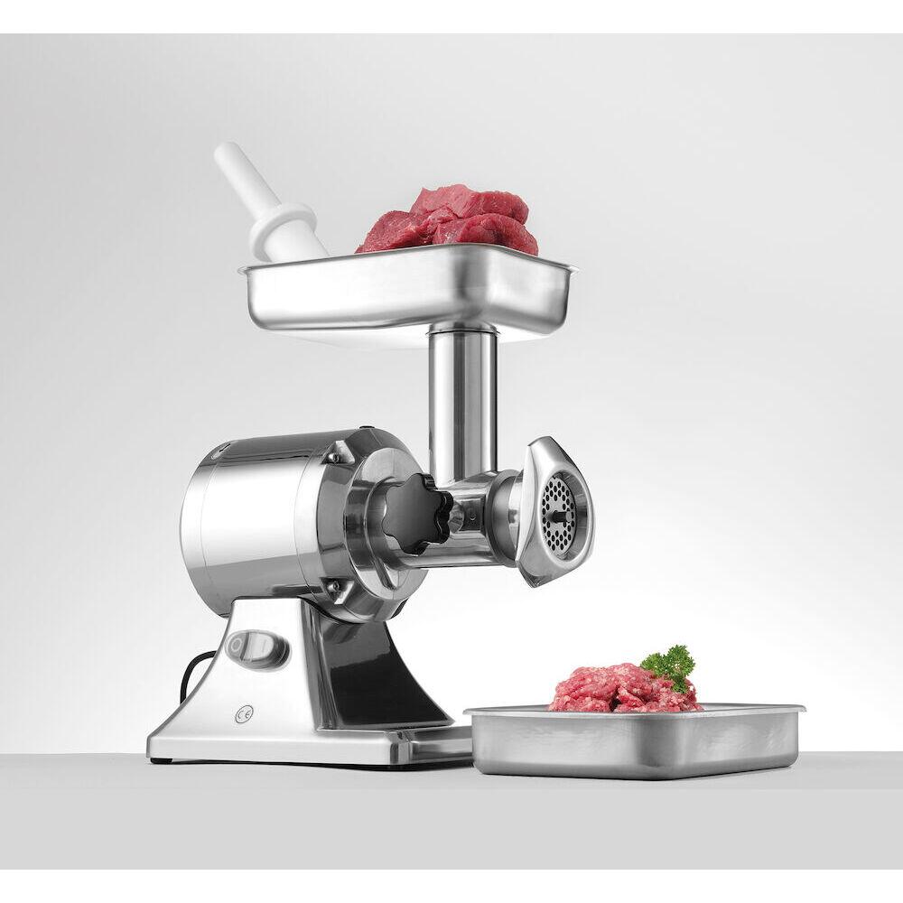 Masina de tocat carne Hendi, Profi Line 12, 200 kg/h, otel inoxidabil, 230V/750W, 370x220x(H)440 mm - imagine 2
